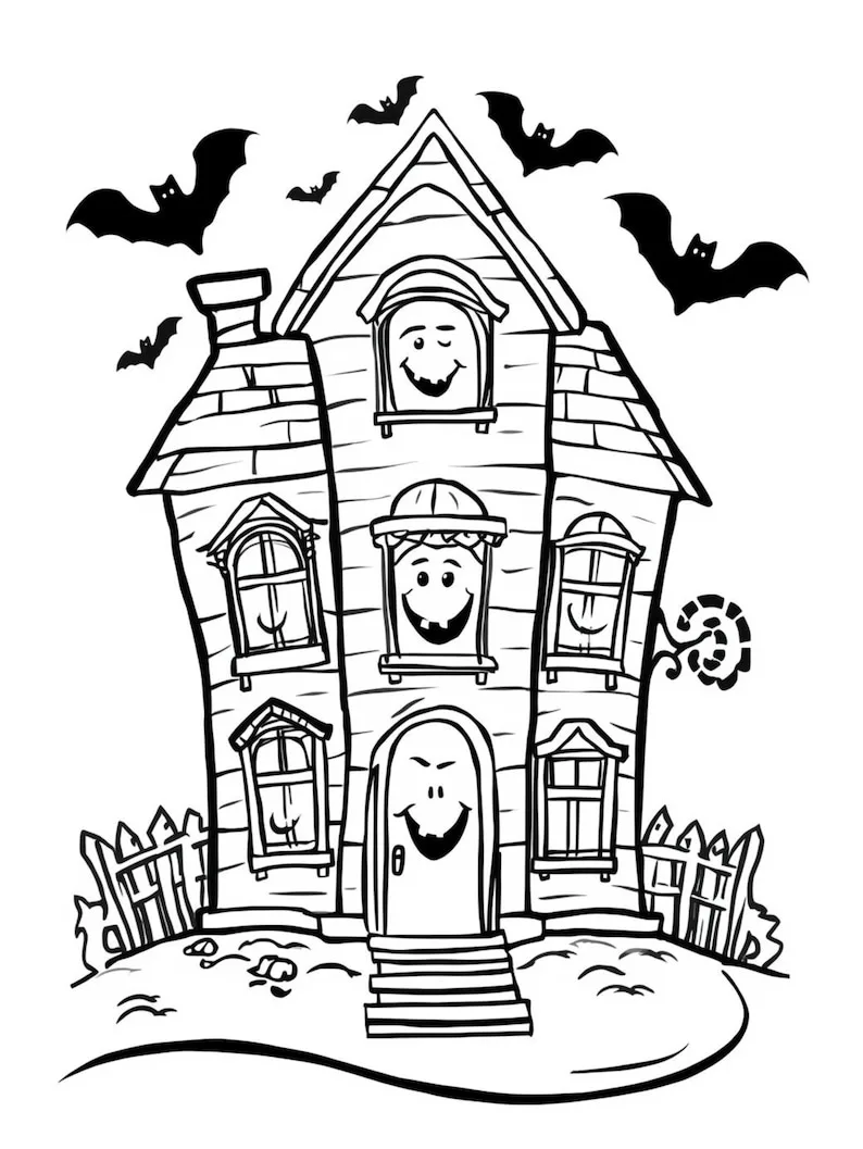 Halloween-Malbuch – Bild 6 von 6