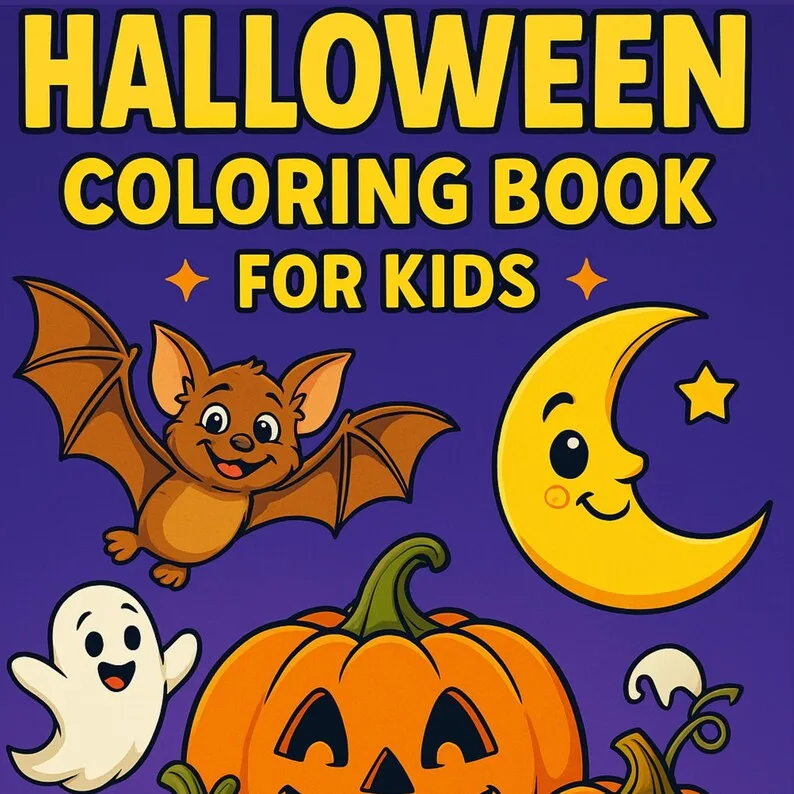 Halloween-Malbuch