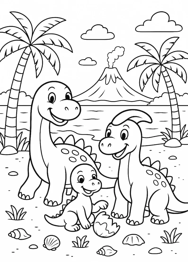 Mini Dinosaurier Malbuch – Bild 5 von 6