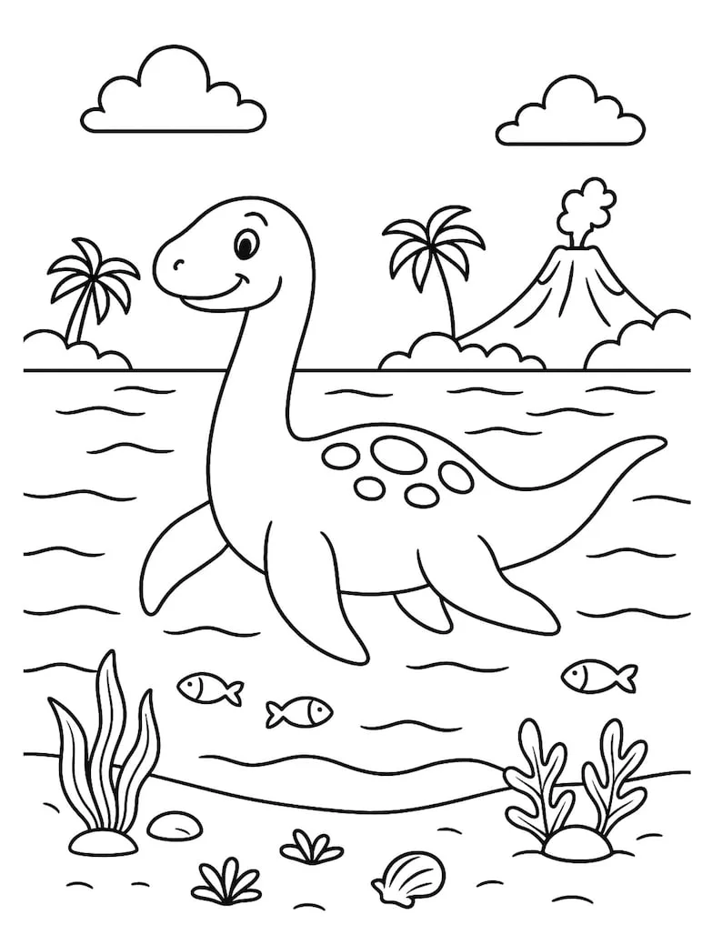 Mini Dinosaurier Malbuch – Bild 6 von 6