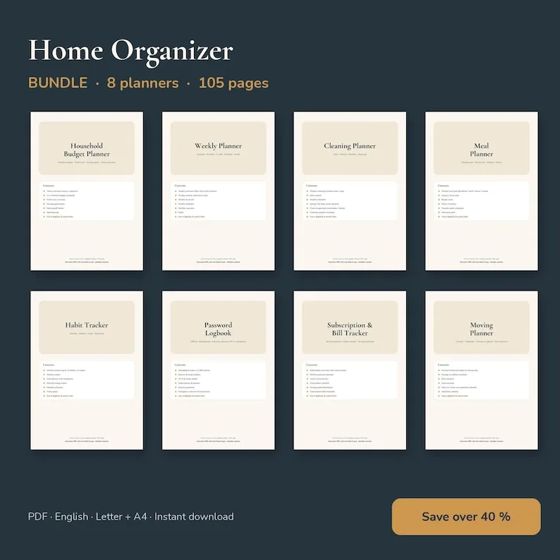 Household Planner Set