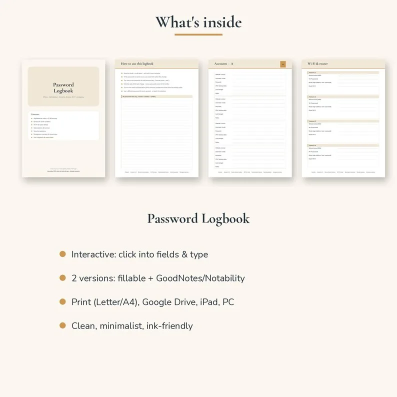 Password Book – Bild 2 von 2