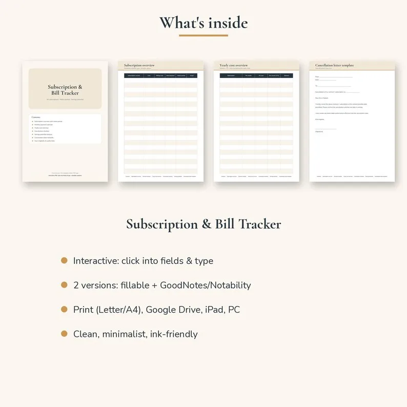 Subscription Tracker – Bild 2 von 2