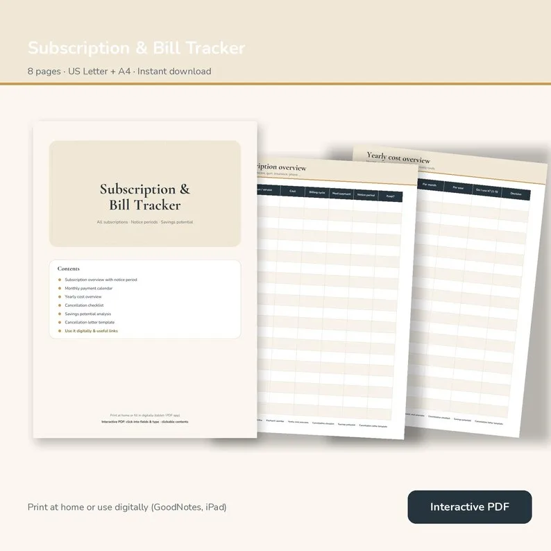 Subscription Tracker