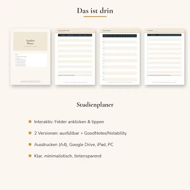 Studienplaner – Bild 2 von 2