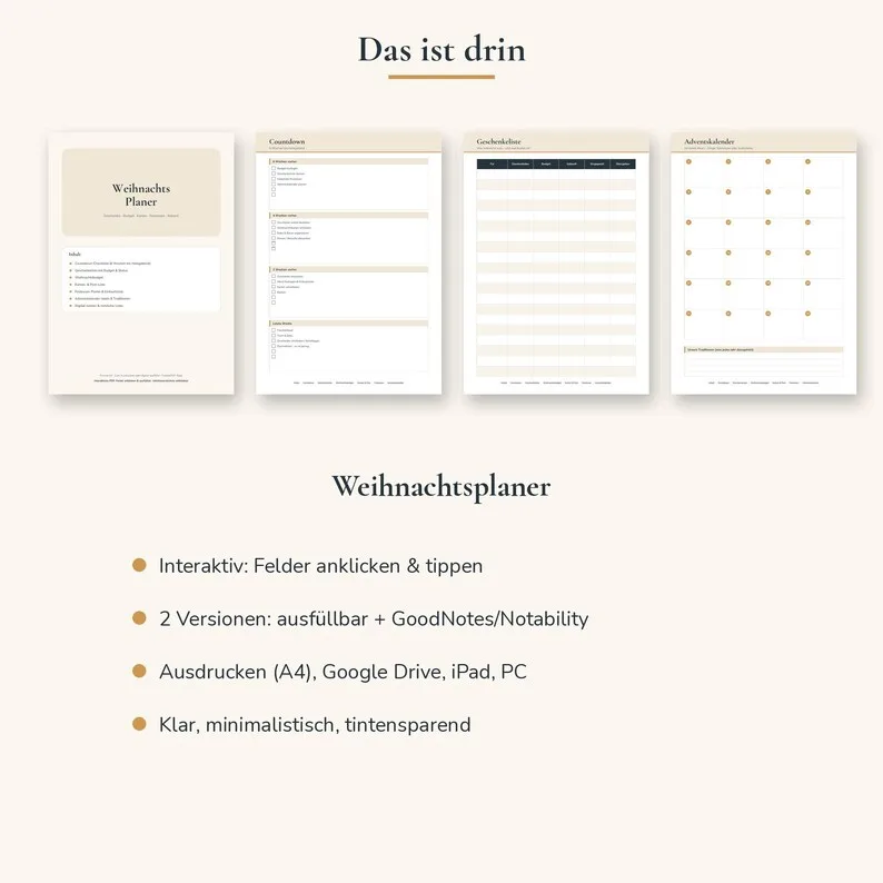 Weihnachtsplaner – Bild 2 von 2