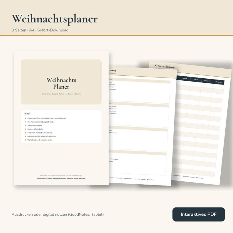 Weihnachtsplaner