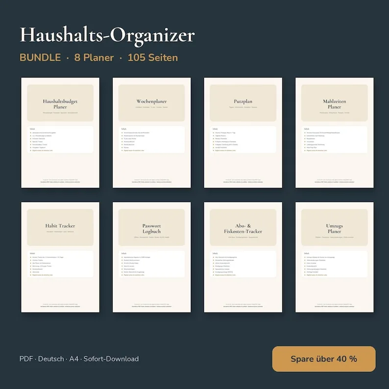 Haushalts-Organizer Bundle