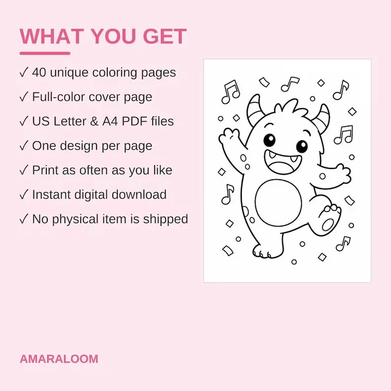 Feelings Coloring Book – Image 3 of 3